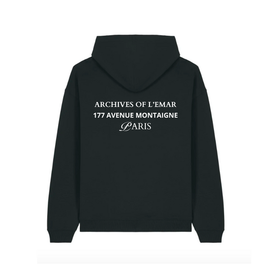 Zwarte hoodie