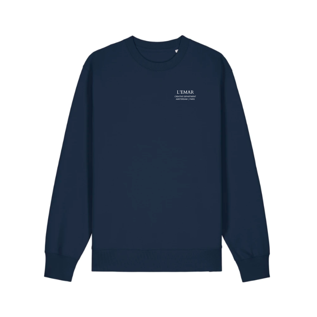 Donker blauwe sweater