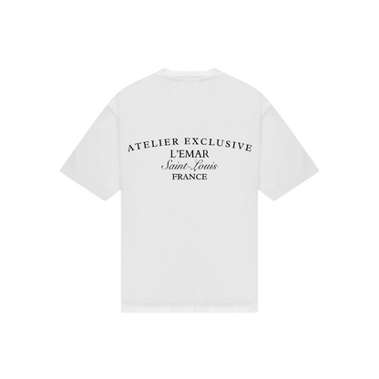 ATELIER EXCLUSIVE TEE WHITE & BLACK