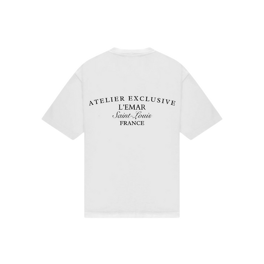 ATELIER EXCLUSIVE TEE WHITE & BLACK