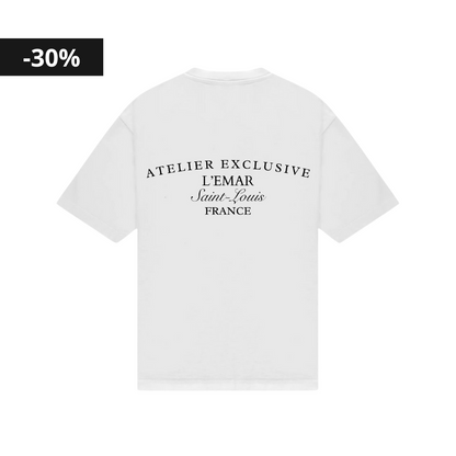 ATELIER EXCLUSIVE TEE WHITE & BLACK