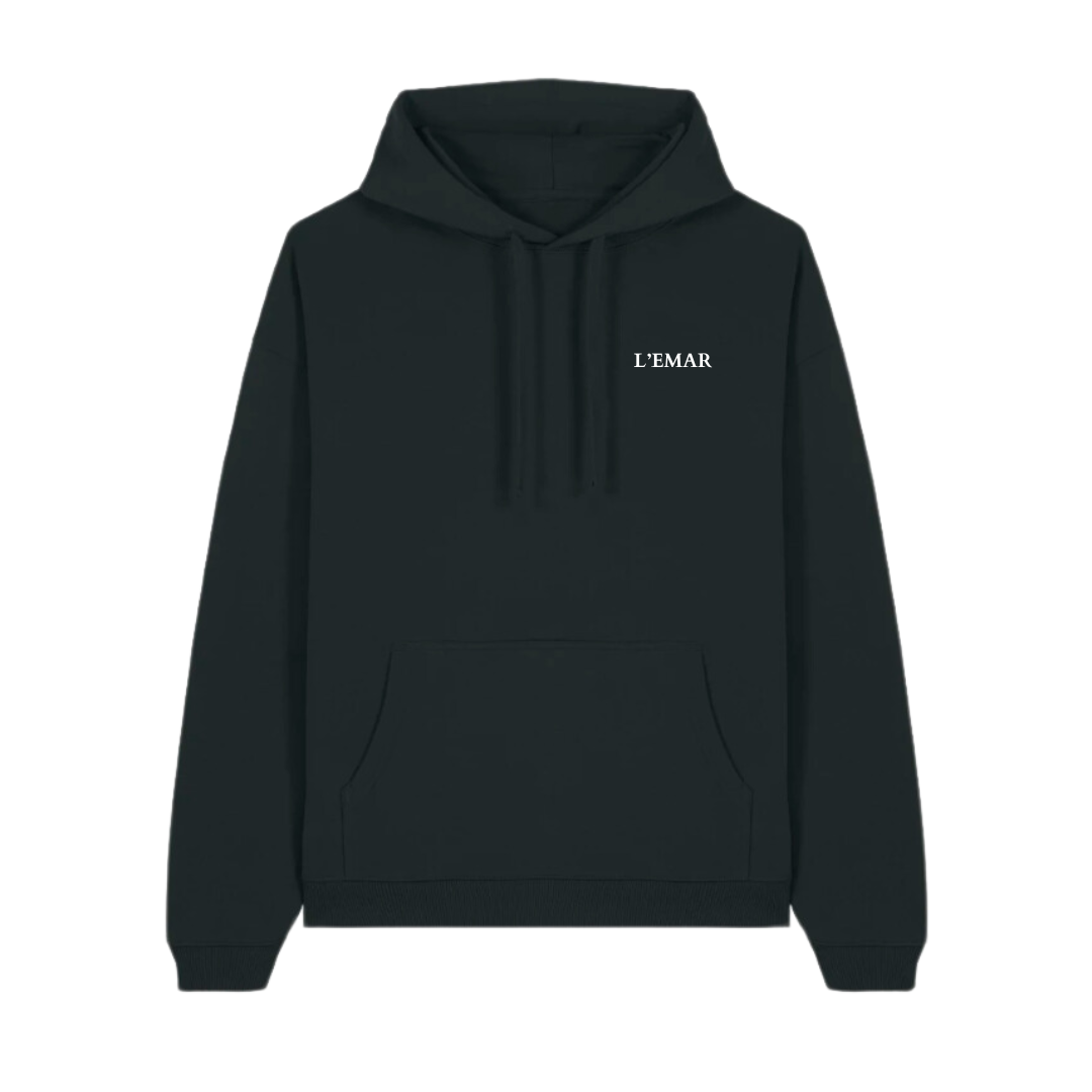 Zwarte hoodie