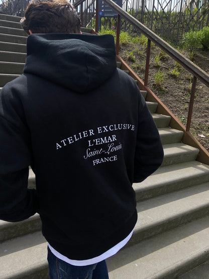 ATELIER EXCLUSIVE HOODIE BLACK