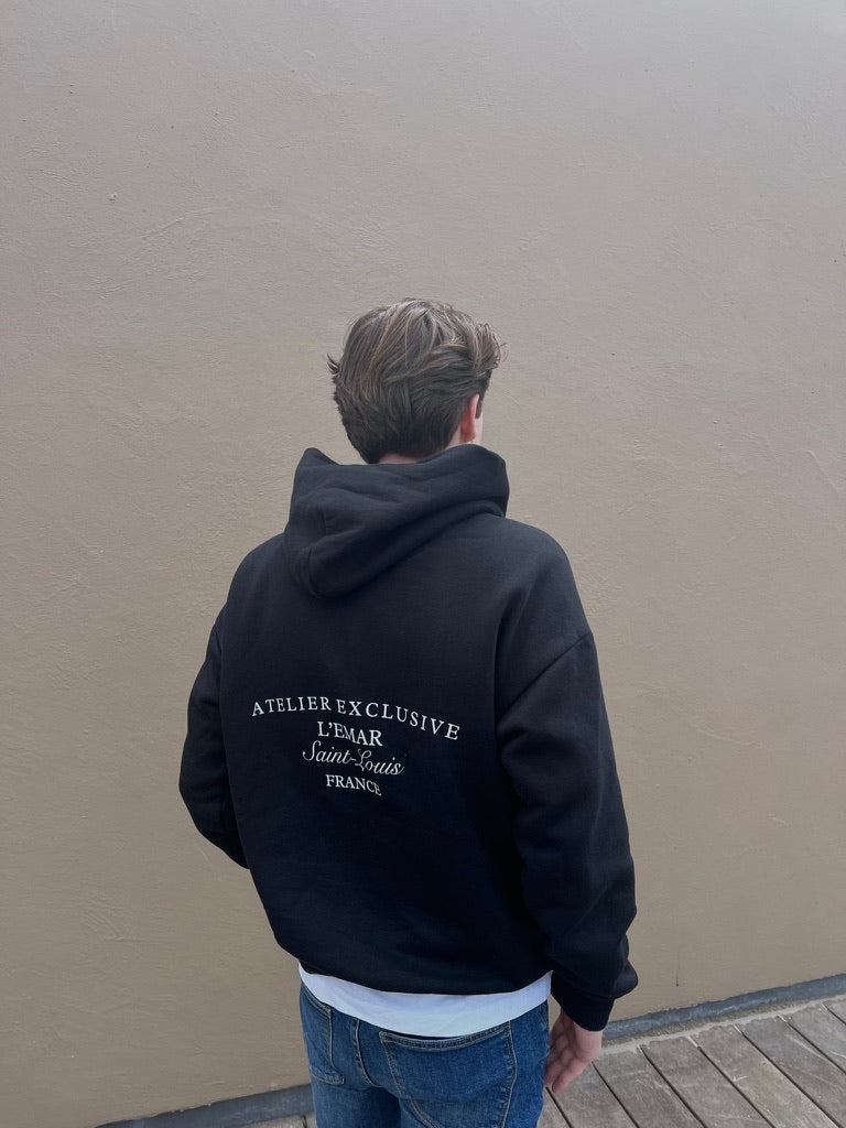 ATELIER EXCLUSIVE HOODIE BLACK