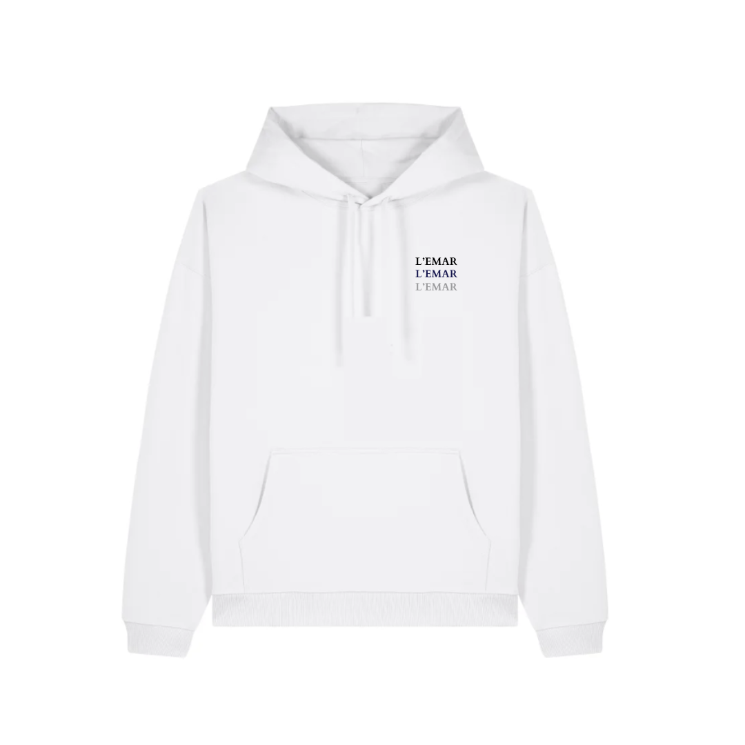 Witte hoodie