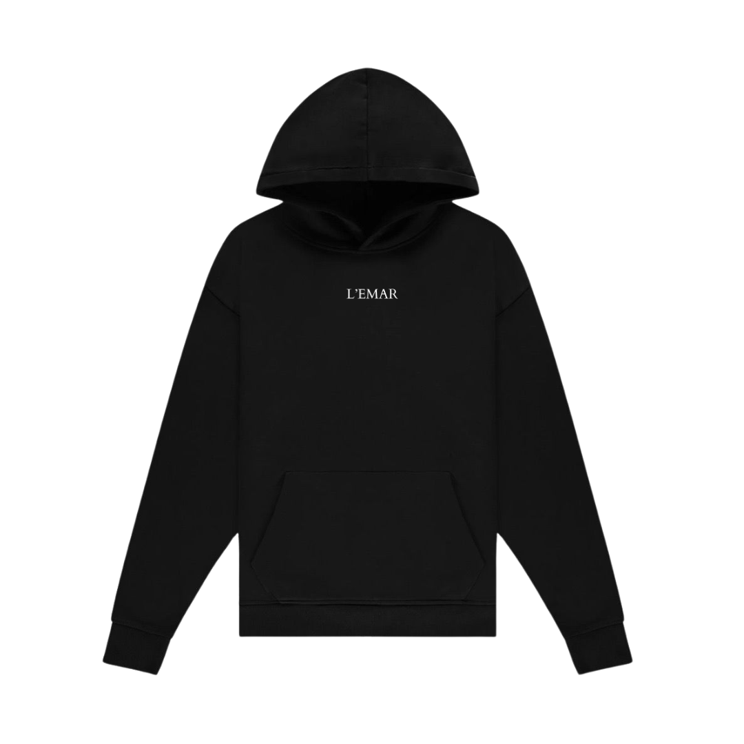 Zwarte hoodie